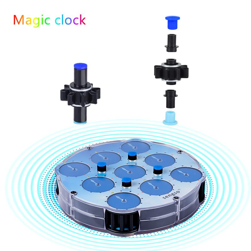 Magnetic Magic Clock 3x3x3 Magic Clock 4x4 Magic Clock 5x5 Magic Clock 3x3 Magic Cube Clock Magnetic Speed Cube Clock Toy