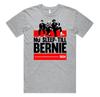 Без сна до Берни 2024 Футболка Смешной Мем Бруклин США Выборы Сандерс