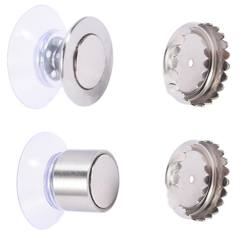 Сильный магнитный держатель для мыла Настенный держатель для мыла На присоске Хранение Мыльница для ванной комнаты Установка без сверления