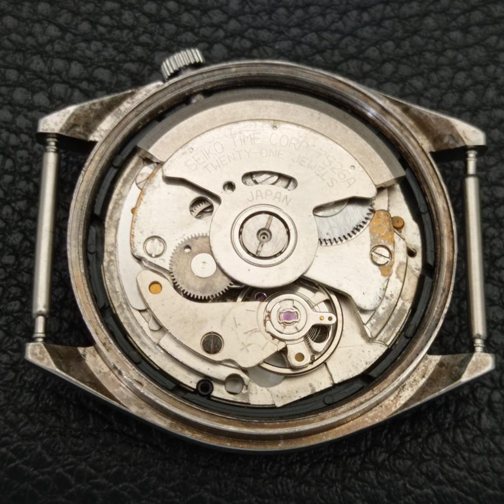 JAPAN VINTAGE SEIKO 5 AUTOMATIC 7S26A MENS BLUE COLOR DIAL WATCH A701666-5 R206c-a701666