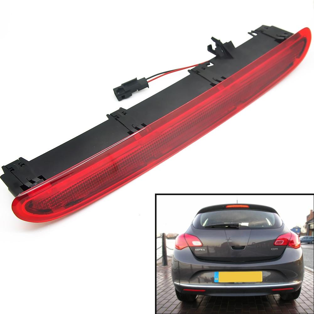 Светодиодный отражатель заднего бампера для Opel Vauxhall Astra J Hatchback 2010-2017, сигнальная лампа стоп-сигнала заднего тормоза