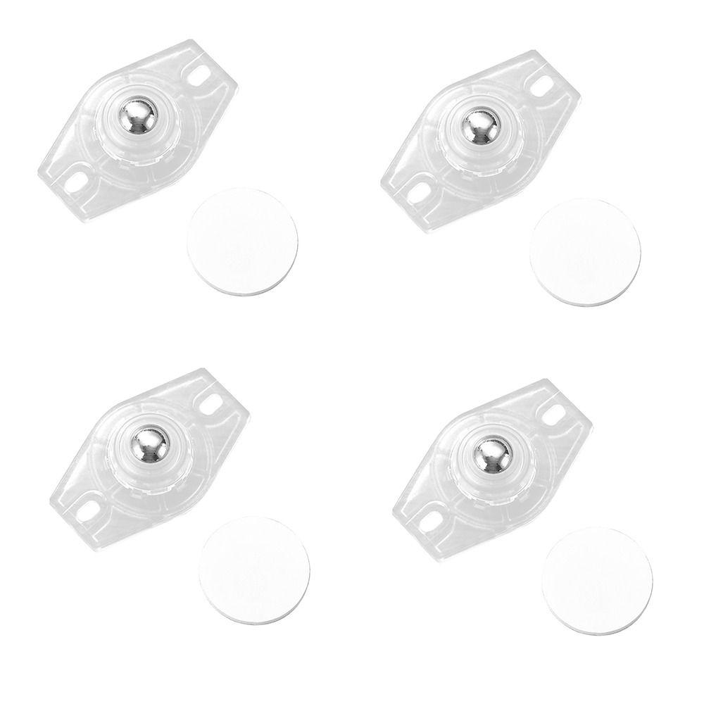 4pcs Moving Universal Wheel 360° Rotation Swivel Casters Mini Universal Pulley  Storage Box