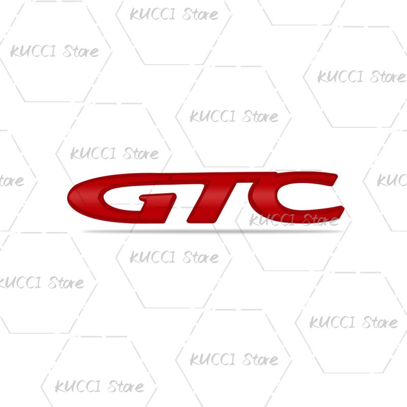 Alloy Metal GTC Grille Emblem Rear Trunk Badge Sticker For Vauxhall Opel Corsa Rocks Vectra Zafira Mokka Meriva Insignia Astra