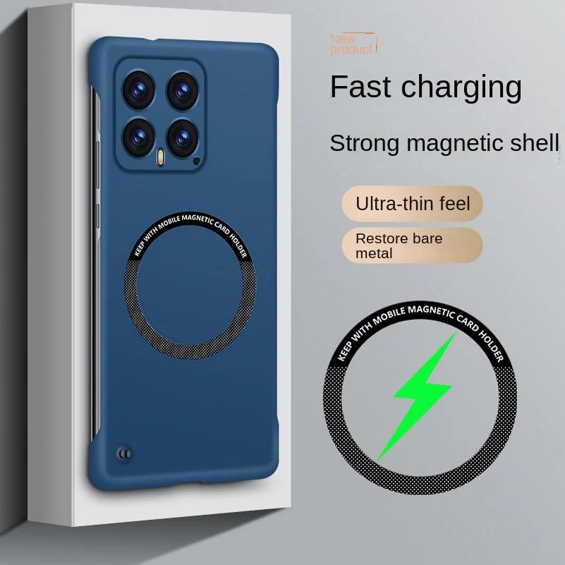 Для Magsafe магнитный безрамный жесткий чехол для телефона Honor 200 Smart 5G X7C 4G X9C X60 Pro X60i беспроводная зарядка противоударный чехол