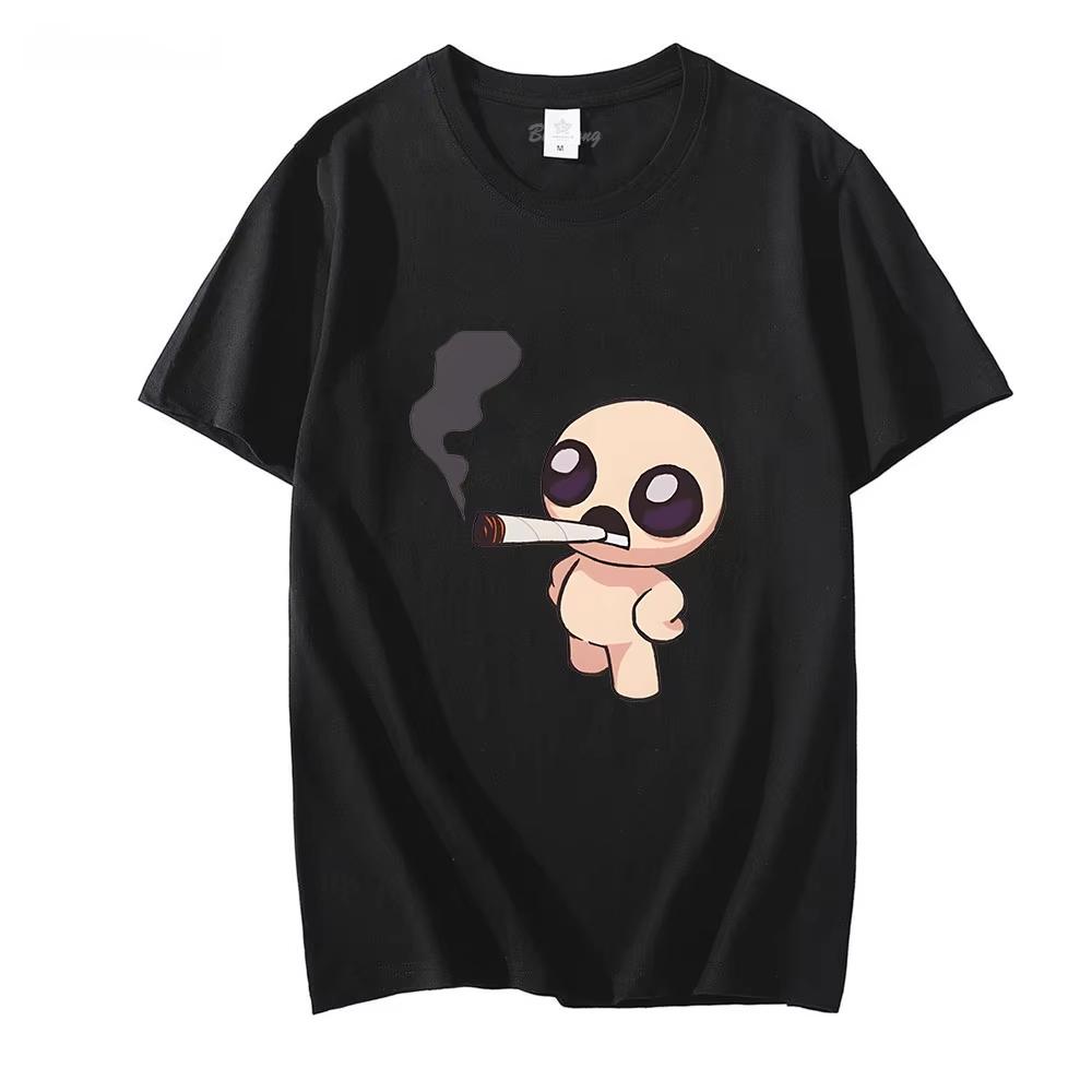 Plus Size The Binding of New T-shirt Cartoon Graphic Printing Tee-shirt High Quality Tshirt Game Camisetas O-neck Tees