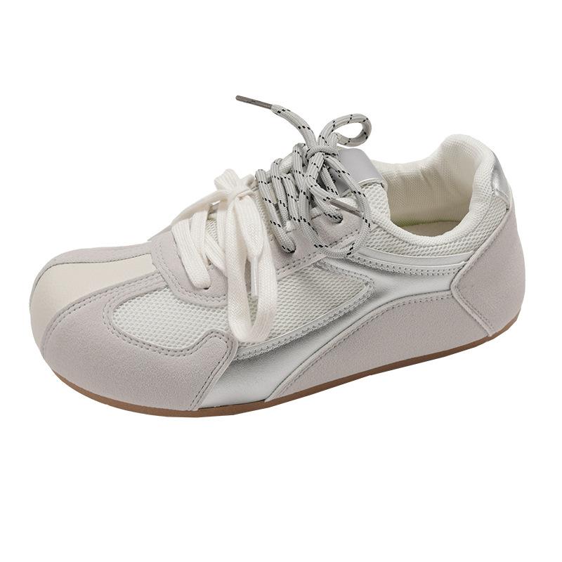 Американские ретро трендовые желтые немецкие кроссовки на платформе женские новинка весны 2025 года универсальные легкие спортивные туфли с мягкой подошвой