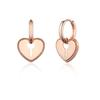 ELLE Jewelry 14K Gold Heart Lock Earrings ELGPEE475