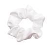 Large Solid Color Satin Fabric Scrunchies for Women's Ponytails