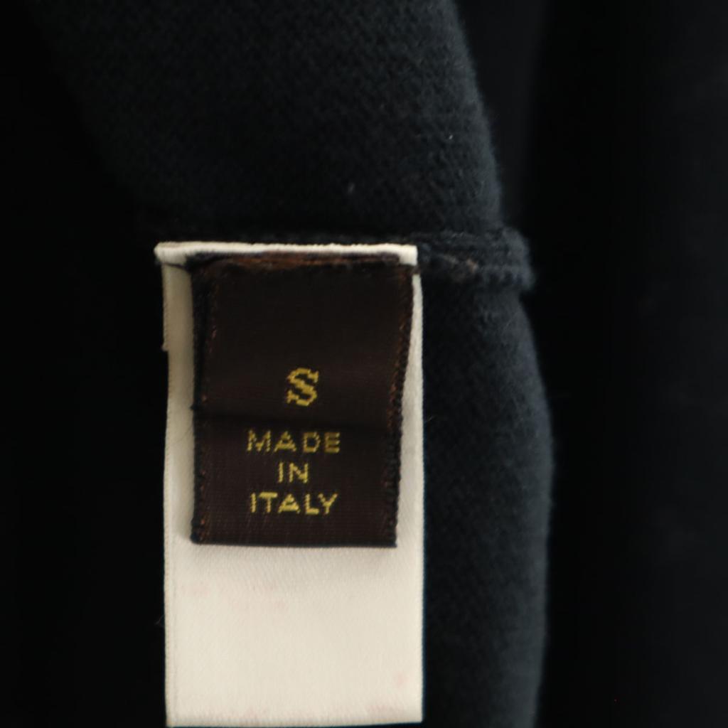 Louis Vuitton Made In Italy Long Sleeve Knit S Black Men's Used