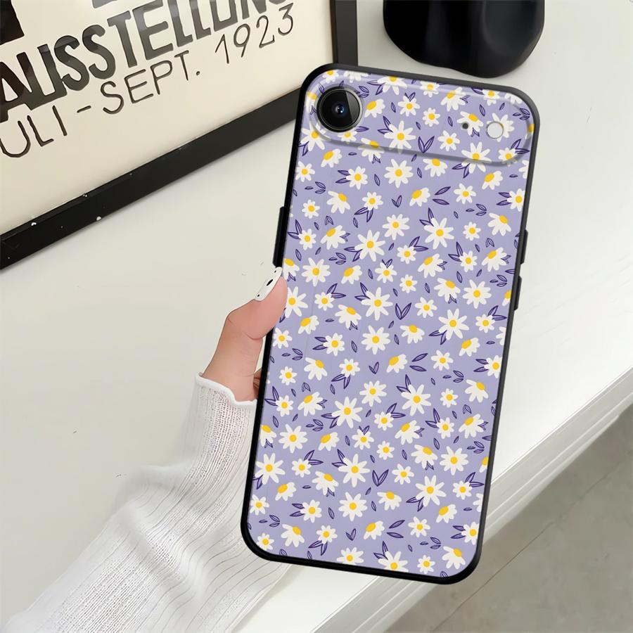 Простой чехол Funda с хризантемами для Apple iPhone 17 Pro Max 14 12 11 Air 16 15 Pro 7 8 13 XR XS MAX