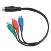 S Video 7 Pin Male to 3RCA Female Cable High Accuracy 7 Pin to AV Cable Sound Adapter Cable 0.9ft