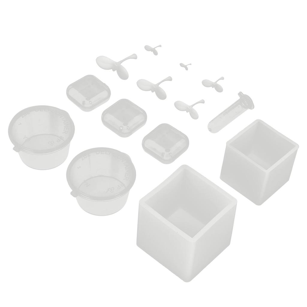 Набор силиконовых форм для литья, многоразовые формы для рукоделия, инструмент для изготовления травы с двумя листьями, аксессуары