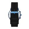 Skechers Мужские часы Clarkdale Quartz Metal Silicone Chronograph, черные, переливающиеся, хронограф.