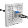 Прочный металлический сетевой соединитель RJ45 10 Гбит/с, экранированный дизайн, LAN-адаптер для надежной передачи данных, монтаж на панель