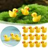 100pcs Mini Resin Duck Accessories Micro Ornaments