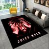 Ретро Ковер Juice WRLD 999 Легенда Рэпер Звезда для Спальни Гостиной Дивана Игровой Комнаты Прихожей Домашний Декор, Ковер с Нескользящей Основой