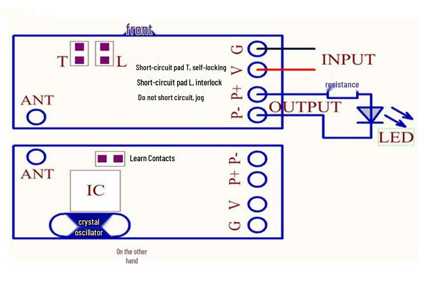 5V-18V Mini LED Controller and Door Lock Control Switch