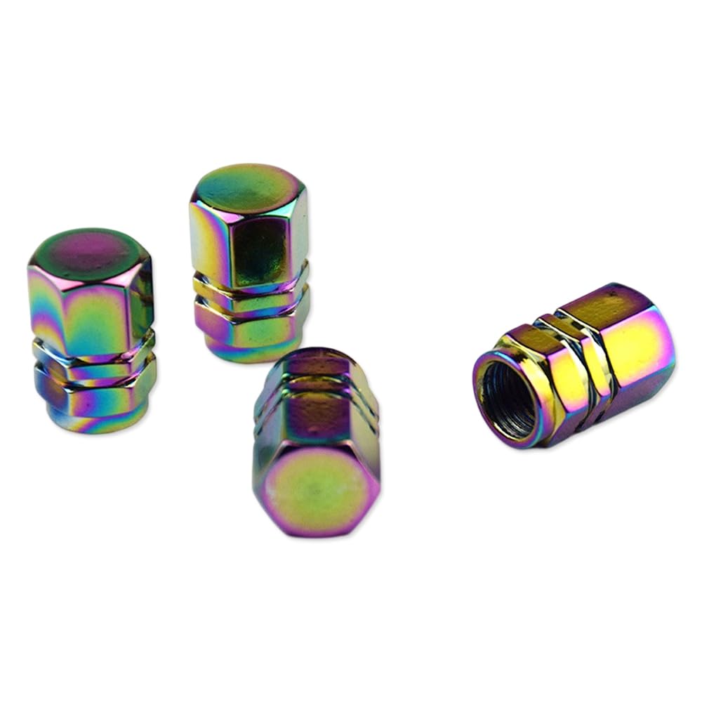 LIANHATA Tire Air Valve Caps Set of 4 Tire Wheel Air Valve Cap Cover