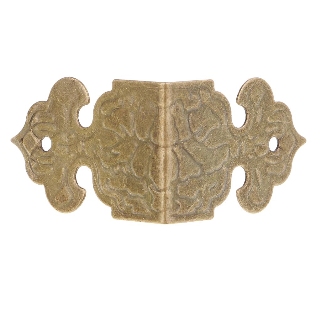 30 Pieces Vintage Decorative Wood Box Corner Protector Guard Edge Cover