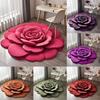 Special-shaped Peony Floor Mat Soft Door Gasket  for Living Room Tea Table Bedside