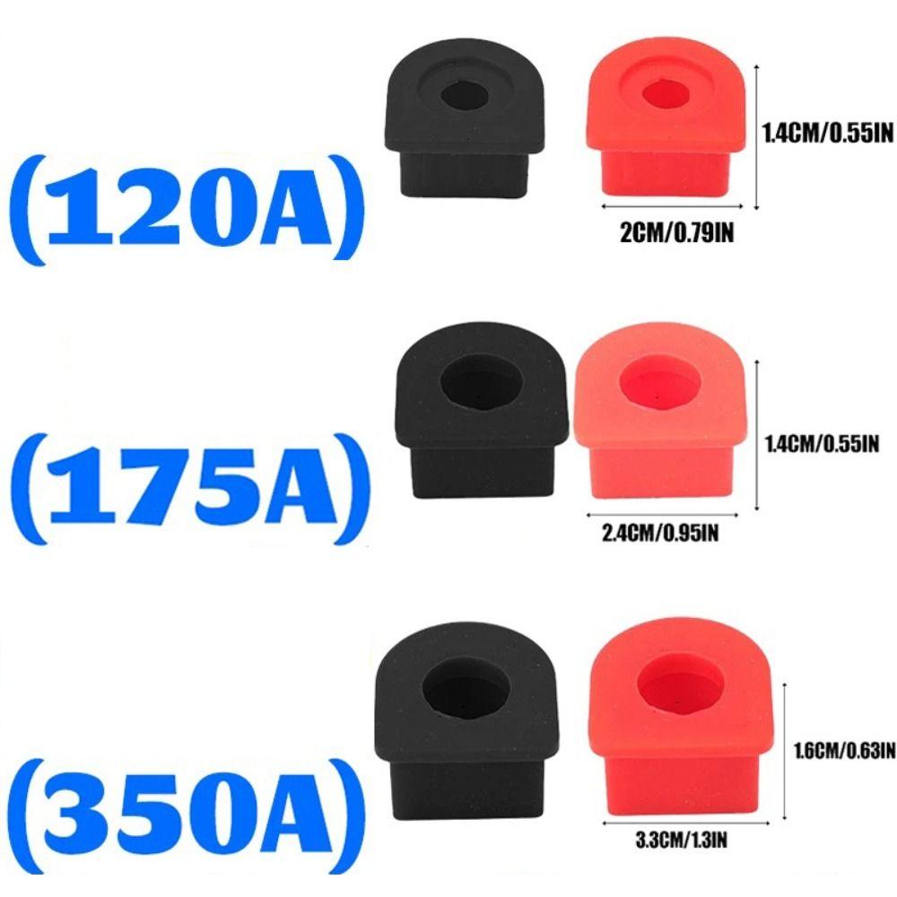 10Pcs Silicone Anderson Plug Cap Red Black Silicone Dust Cover Anderson Style Connector