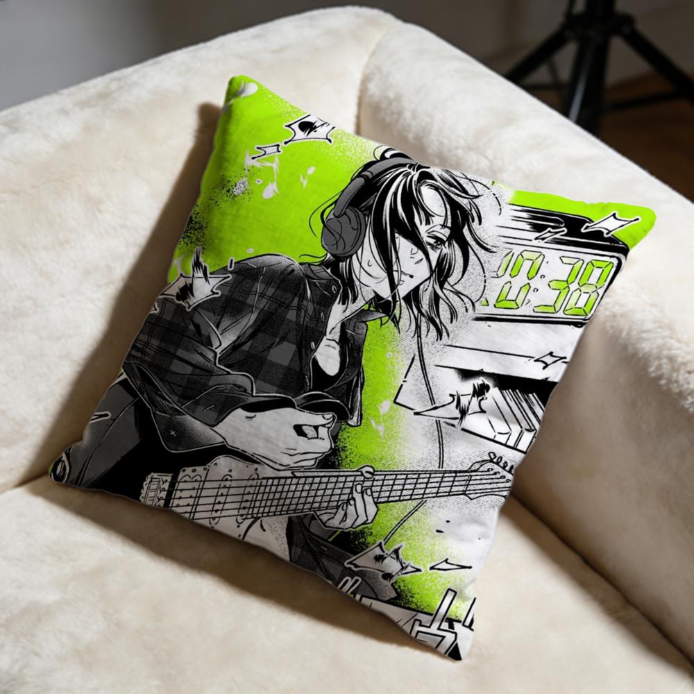 Trendy KKoga Mitsukied Cushion Cover Soft Decorative Pillow Case Suitable for Bedroom Sofa Car Travel Use