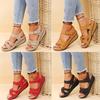 Women's Footwear Casual Wedges Hook and Loop Platform Plus Size Summer Sandals