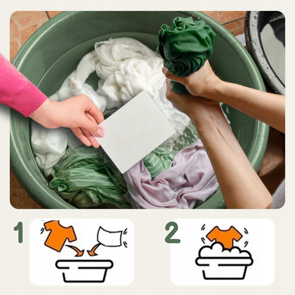 Washing Sheets 9 pcs Universal Green Hypoallergenic Green Tea Scent