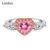 Классическое кольцо Lindon из медного сплава с цирконием, женские ювелирные изделия, свадебный подарок для вечеринки