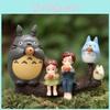 My Neighbor Totoro Anime Character Cat Girl Blowing Xun Mini Model Ornament