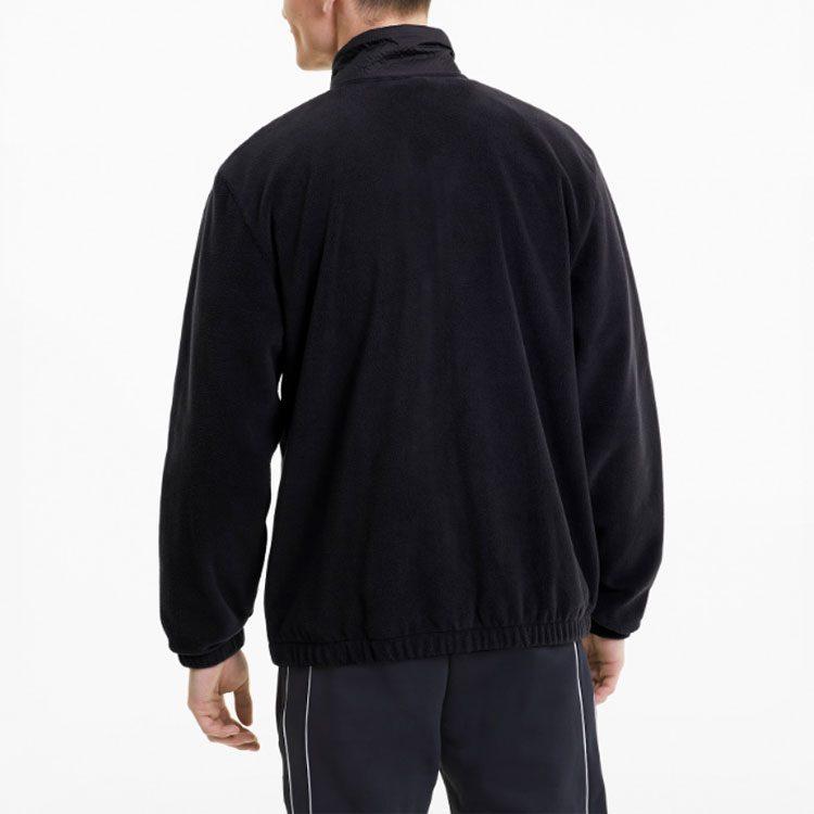 PUMA Jackets Men's Black Stand Collar Thickened Other 599356-01
