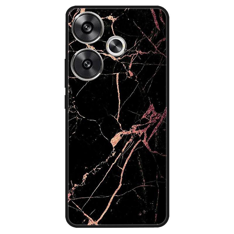 For Xiaomi Poco M6 4G Case Shockproof Soft Silicone TPU Bumper for Poco M6 4G Cover PocoM6 4G 2024 Lovely Luxury Cartoon Fundas