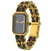 CHANEL Premiere S Watches H0001 black/gold blackDial Plated Gold/leather Quartz Analog display Women Used