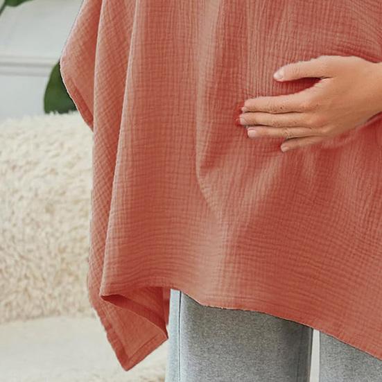 Накидка для кормления грудью Женский плащ для кормления Дышащая ткань Регулируемые ремешки Покрытие на 360 градусов Шаль для кормления