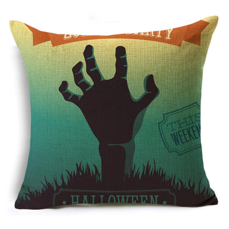 Halloween Horror Collection Themed Pillowcase Holiday Gift Party Decoration Sofa Cushion Cover 40*40cm/45*45cm/50*50cm