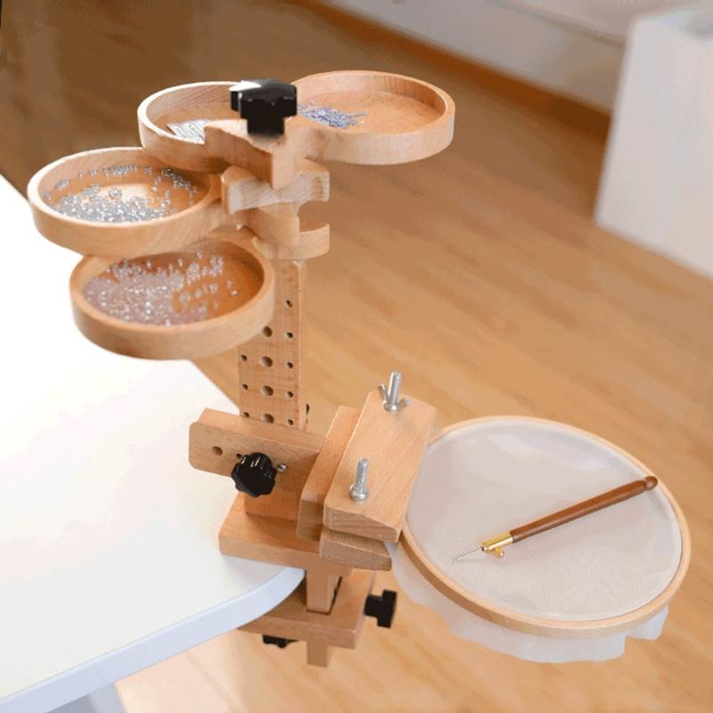 Регулируемые пяльцы для вышивания, подставка для вышивания крестиком, держатель для пялец для вышивания, подставка-рама для вышивания для любителей рукоделия