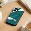 Чехол для телефона с рисунком самолета для iPhone 17, 16, 15, 14, 13, 12 Plus, Max, мягкий силиконовый, черный