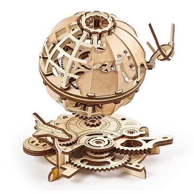Ugears Механическая Земля Деревянная Поделка Без Клея или Инструментов Легко Собрать для Взрослых Пазл, Модель, Требуется,