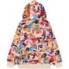 Bape Худи на молнии унисекс X KidSuper Camo Shark 1L23-115-909