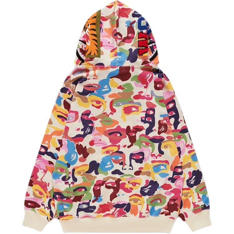Bape Худи на молнии унисекс X KidSuper Camo Shark 1L23-115-909