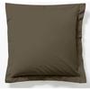 Pillowcase - SERENA - 65x65 Cm - 100% Cotton - Brown - Premium Quality