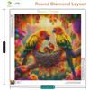 Full Diamond Painting "Animal Bird Flower" Resin Drill Embroidery 5D Diy Diamond Painting Handmade Gift
