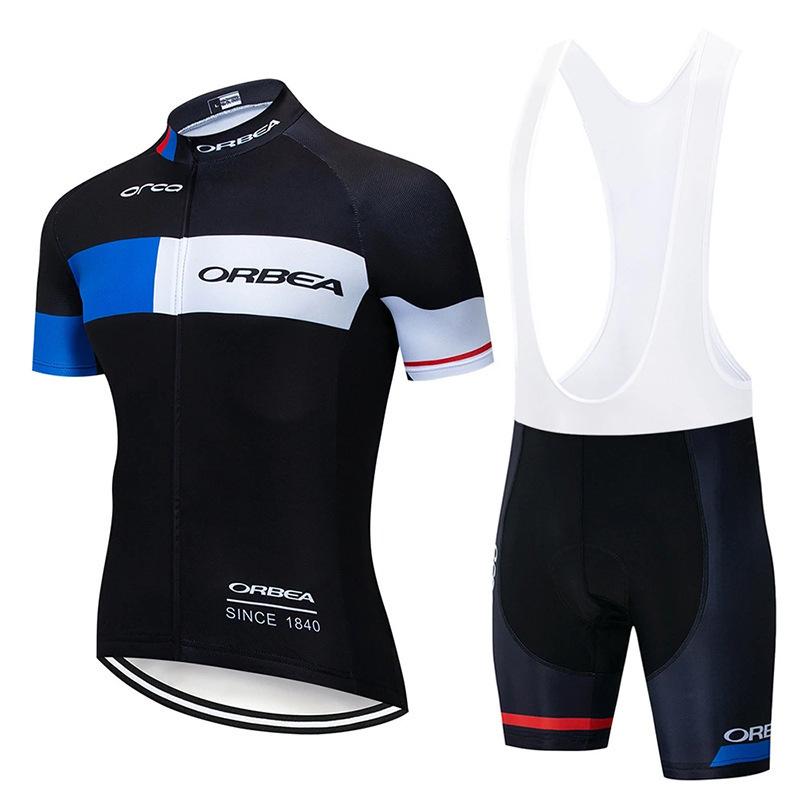 Summer Short Sleeve Set Tour de France ORBEA Team Cycling Suit Sports Roller Skating Suit Bicycle Outdoor Riding