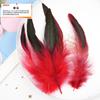 20Pcs57 Big Red Feather Diy Jewelry Accessories Clothing Handicrafts Decorative Materials