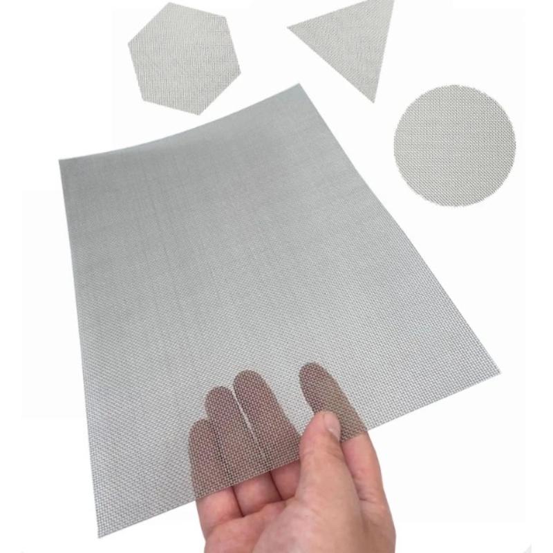 1-5PCS Stainless Steel Filter Mesh Universal Square Metal Filter Mesh Automotive Bumper Crack Repair Automotive Components