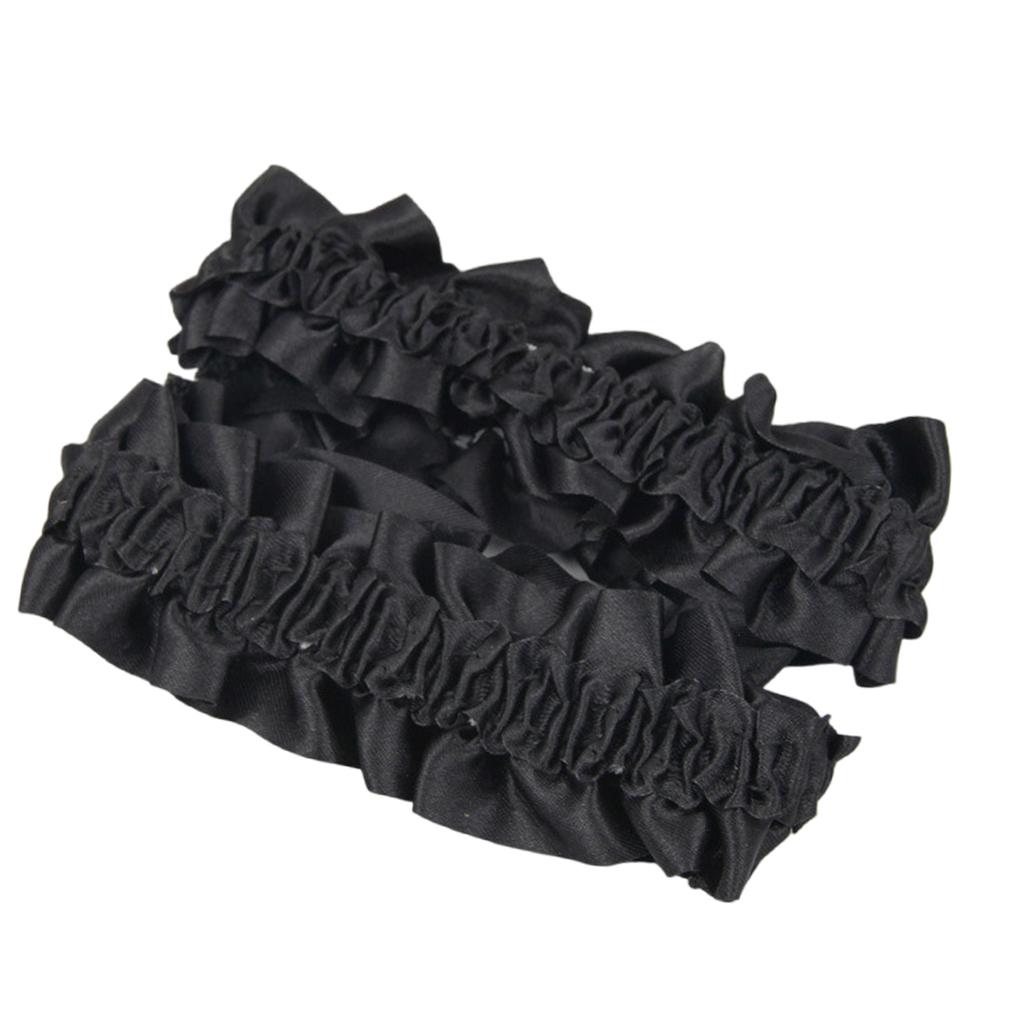 1Pair Business Shirt Sleeves Holder Sleeve Stay for Wedding Shirt Sleeve Fixing Belt Ruffle Sleeve Band Elastic Armband