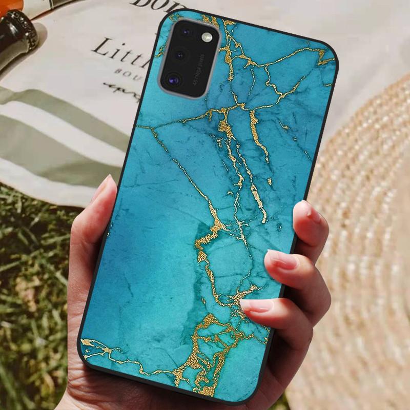 Чехол для Samsung Galaxy A41 Мягкий силиконовый задний чехол Чехол для телефона для Samsung A41 GalaxyA41 A 41 A415 SM-A415 Чехол с ТПУ бампером