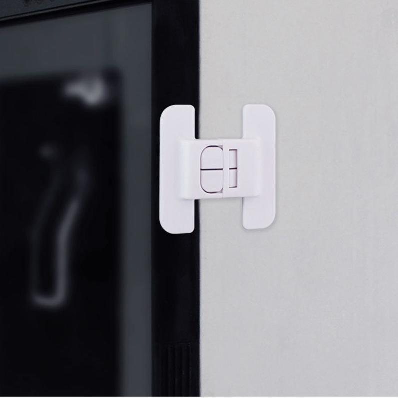 Kids Security Protection Refrigerator Lock Home Furniture Cabinet Door Safety Locks Anti-Open Water Dispenser Locker Buckle 2Pcs