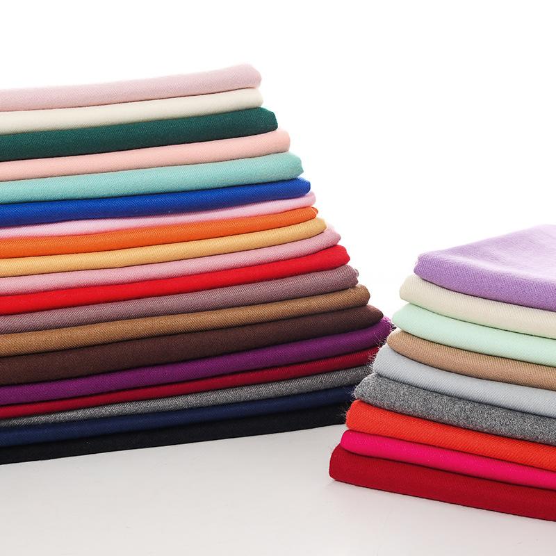 Spring And Autumn Winter New Scarf Women'S Tassel Imitation Cashmere Versatile Solid Color Scarf Dual Purpose Student Long Style Thickened