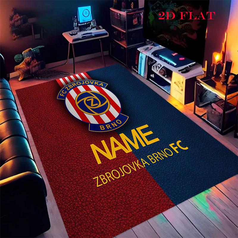 Custom FC Zbrojovka Brno Carpet Rug for Living Room Bedroom Home Sofa Decoration,Kids play Nonslip Floor Mat